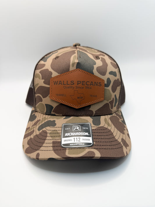 Walls Pecans Trucker Hat - Camo