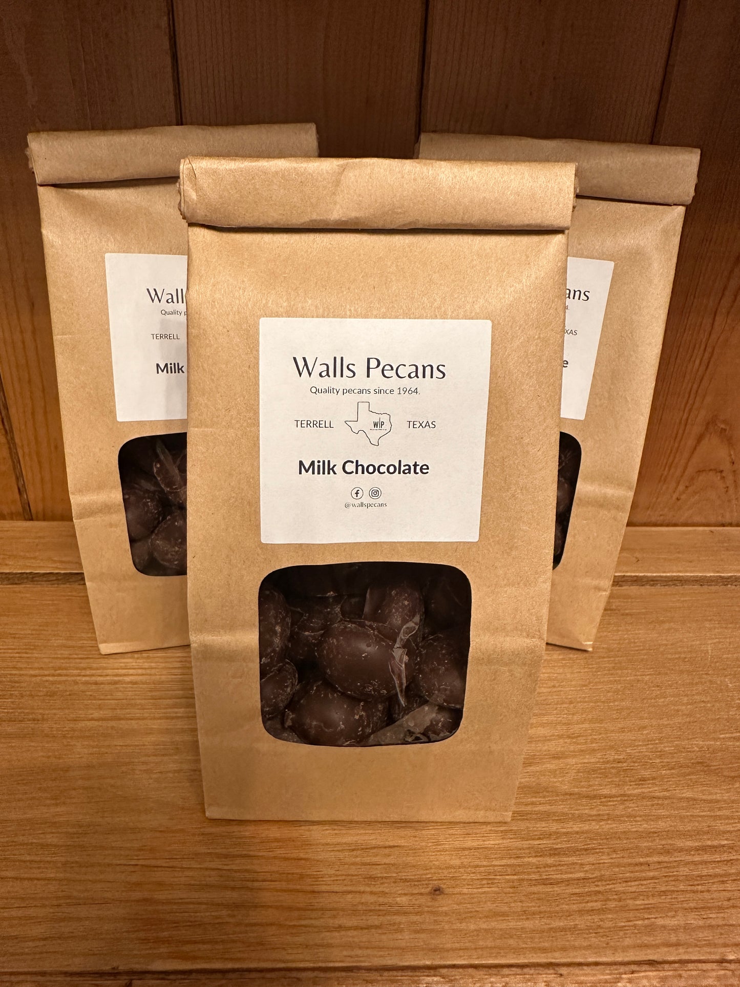 1/2 lb. Bag - Milk Chocolate Candied Pecans