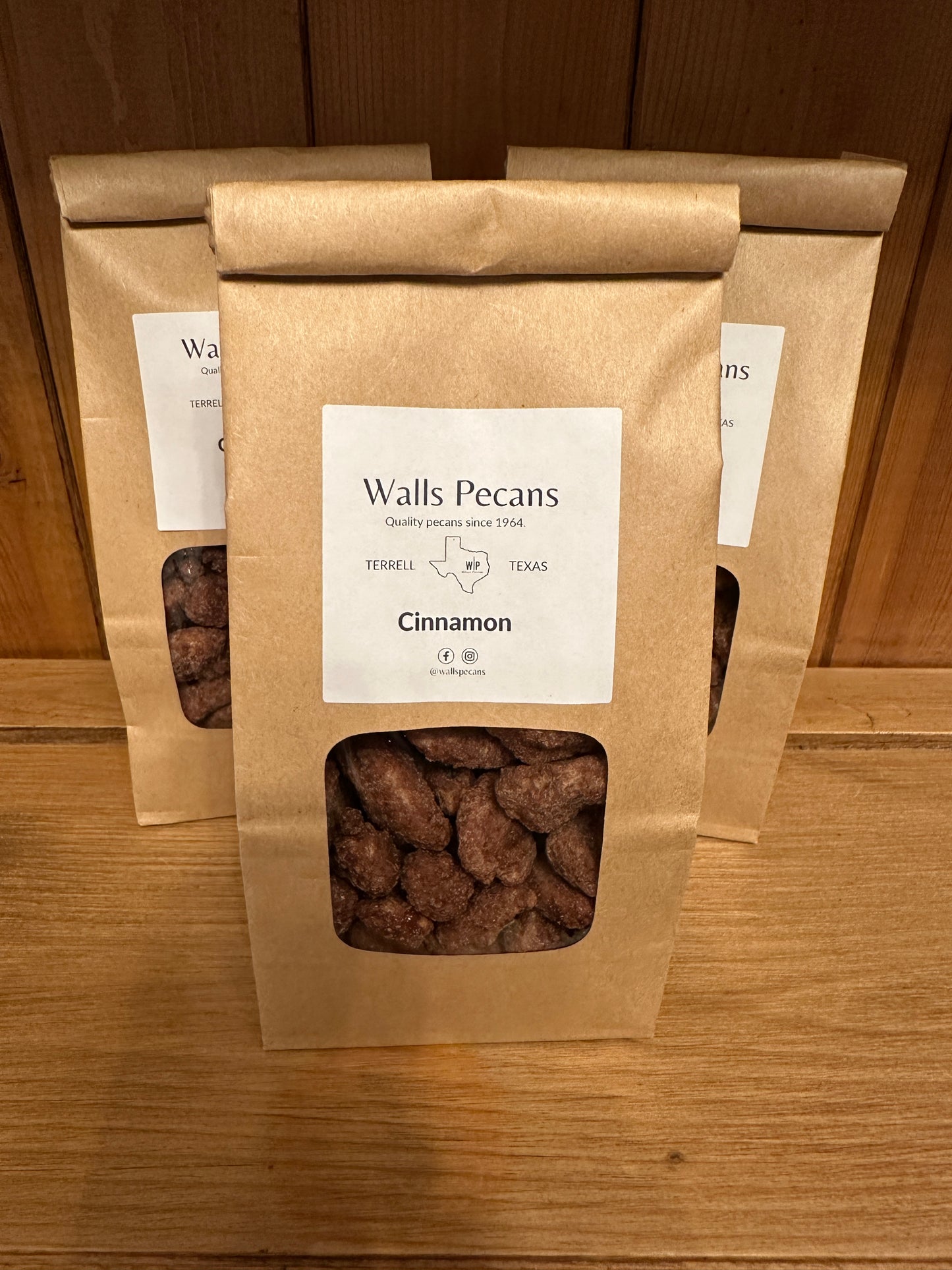 1/2 lb. Bag - Cinnamon Candied Pecans