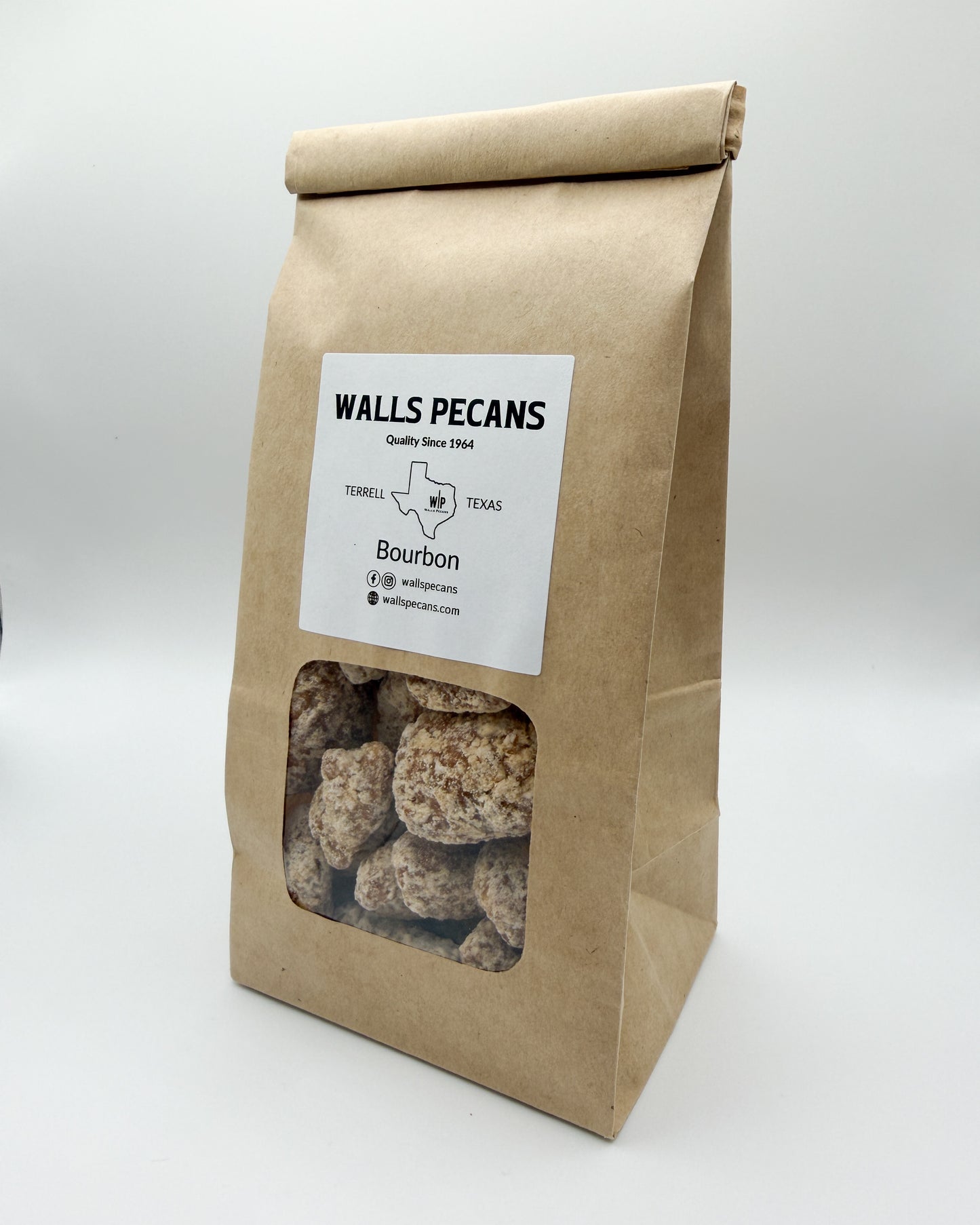 1/2 lb. Bag - Bourbon Candied Pecans