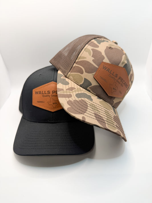 Walls Pecans Trucker Hat - Black